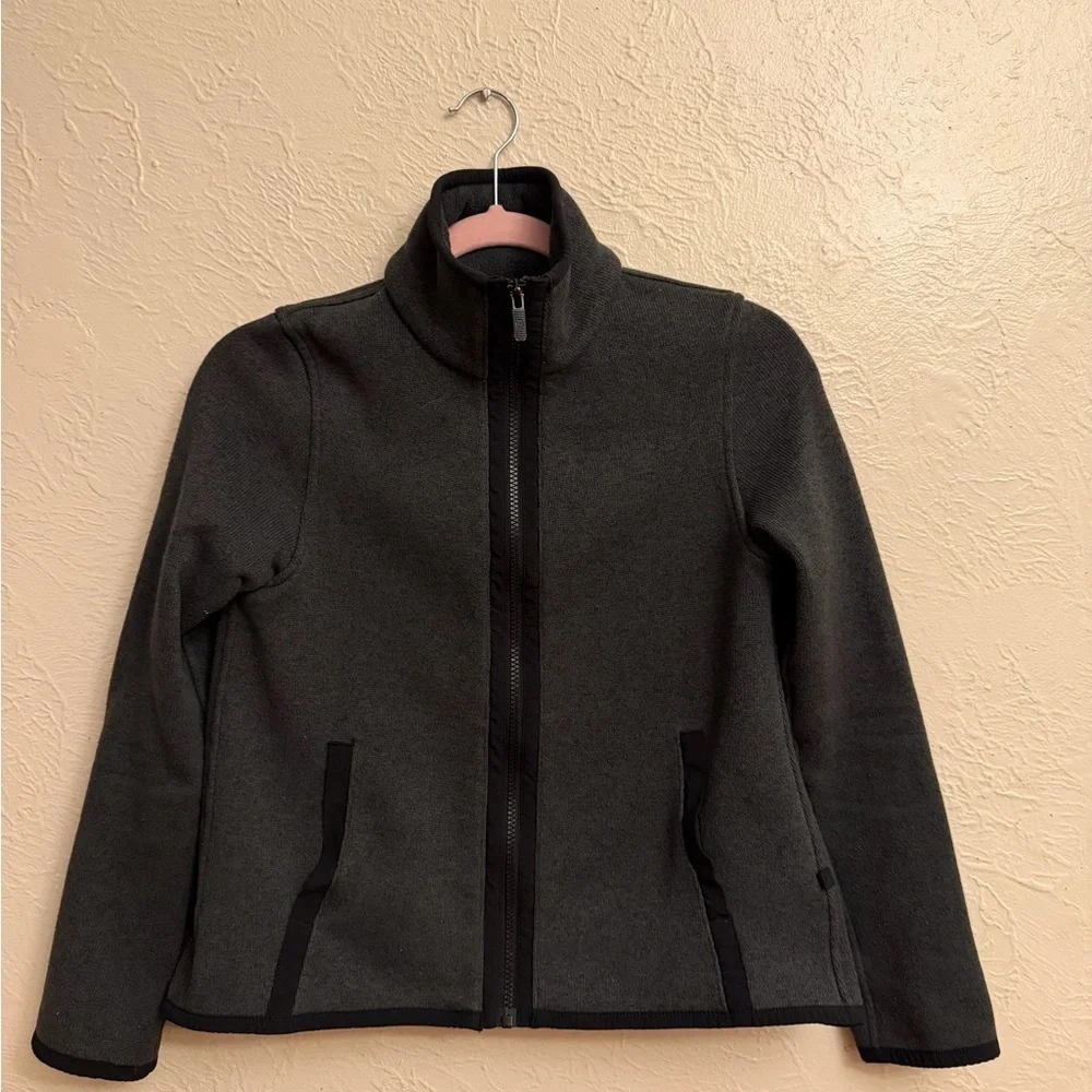 lululemon athletica its fleecing cold zip up Jacket